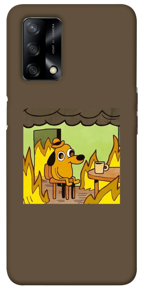 Чехол Dog in the fire для Oppo F19