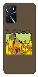 Чохол Dog in the fire для Oppo A16 4G