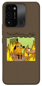 Чехол Dog in the fire для TECNO Spark 8C