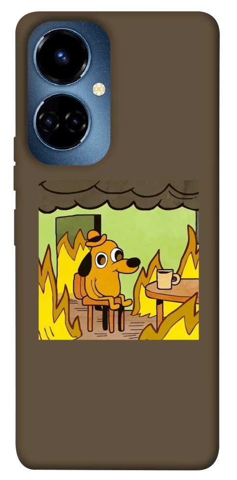 Чехол Dog in the fire для TECNO Camon 19 Pro (CI8n)