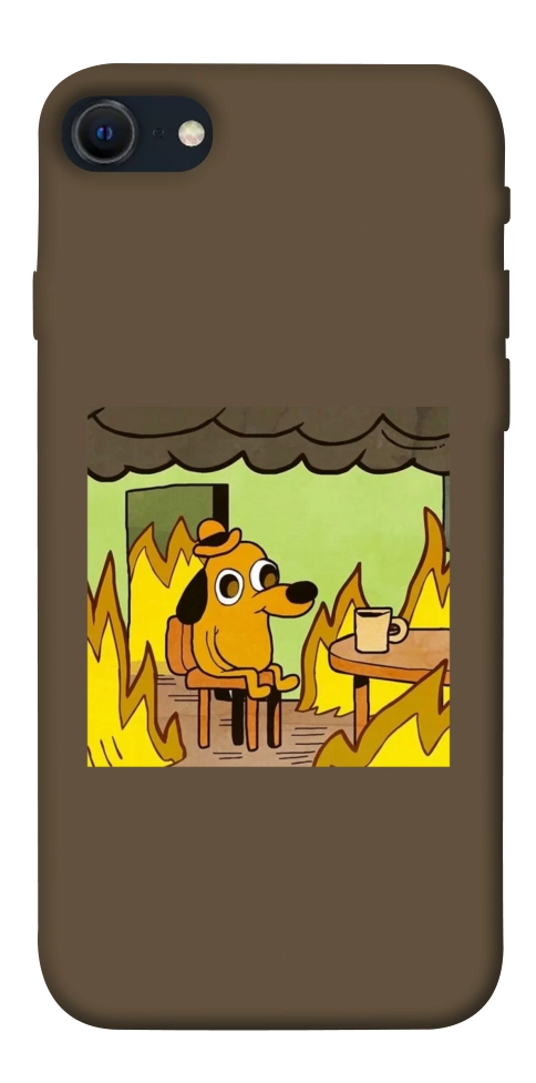 Чохол Dog in the fire для iPhone SE (2022)