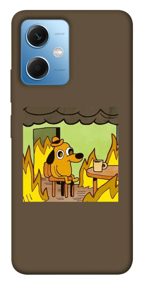 Чехол Dog in the fire для Xiaomi Redmi Note 12 5G