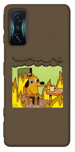 Чохол Dog in the fire для Xiaomi Redmi K50 Gaming