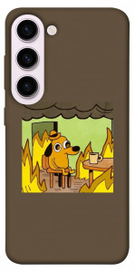 Чохол Dog in the fire для Galaxy S23+