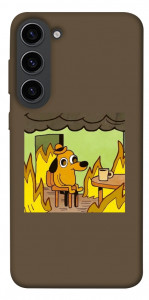 Чохол Dog in the fire для Galaxy S23