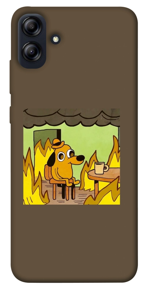Чохол Dog in the fire для Galaxy A04e