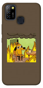 Чехол Dog in the fire для Infinix Hot 10 Lite