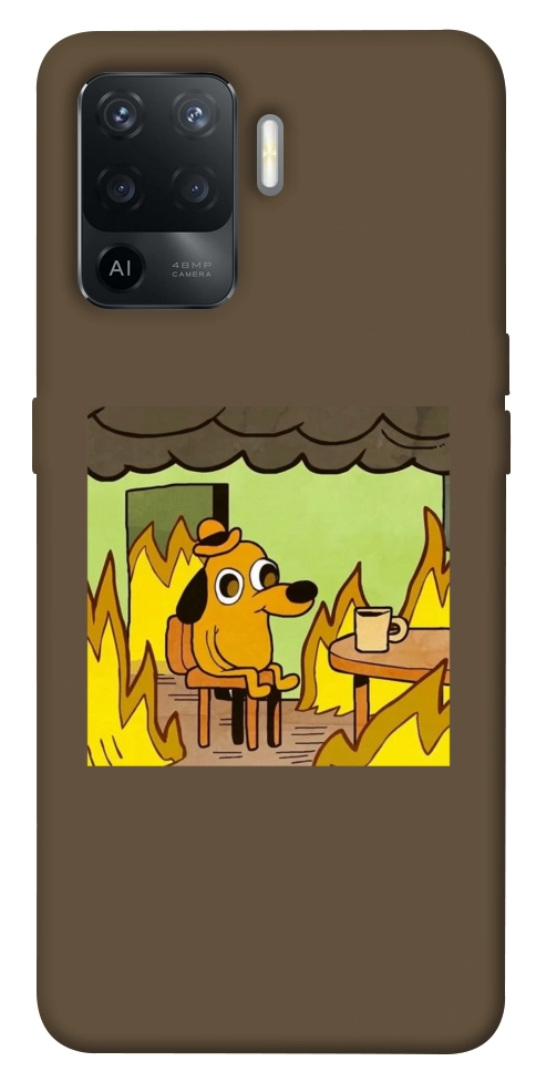 Чохол Dog in the fire для Oppo Reno 5 Lite