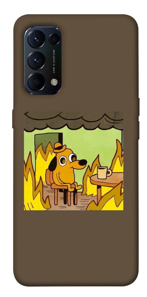Чохол Dog in the fire для Oppo Reno 5 4G