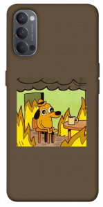 Чохол Dog in the fire для Oppo Reno 4