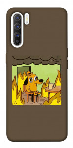 Чехол Dog in the fire для Oppo Reno 3