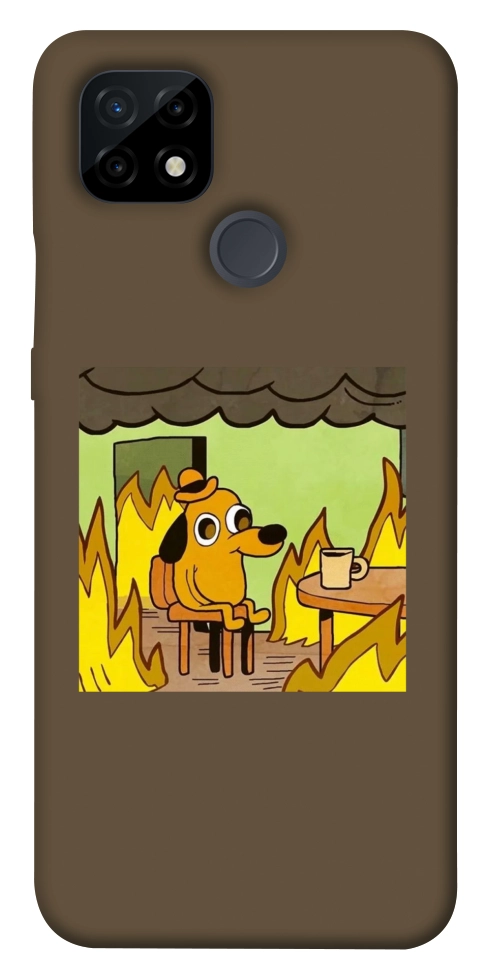 Чохол Dog in the fire для Realme C21
