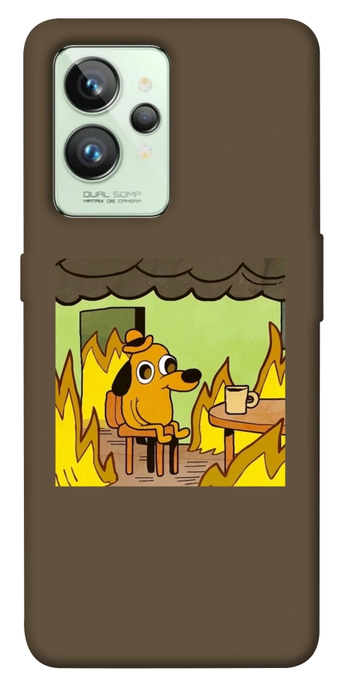 Чехол Dog in the fire для Realme GT2
