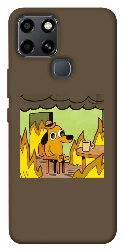 Чехол Dog in the fire для Infinix Smart 6