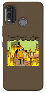 Чехол Dog in the fire для Nokia G11 Plus