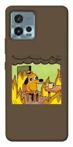 Чохол Dog in the fire для Motorola Moto G72