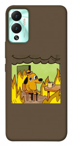 Чехол Dog in the fire для Infinix Hot 12 Play