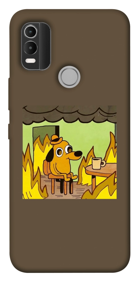 Чохол Dog in the fire для Nokia C21 Plus