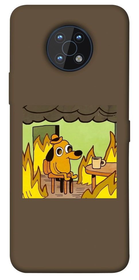 Чохол Dog in the fire для Nokia G50