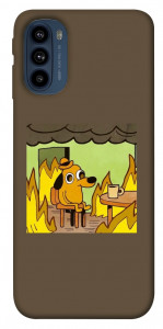 Чехол Dog in the fire для Motorola Moto G41