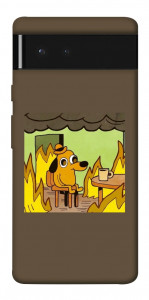 Чохол Dog in the fire для Google Pixel 6