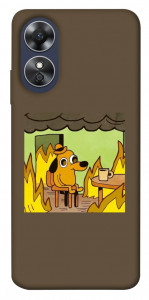 Чехол Dog in the fire для Oppo A17