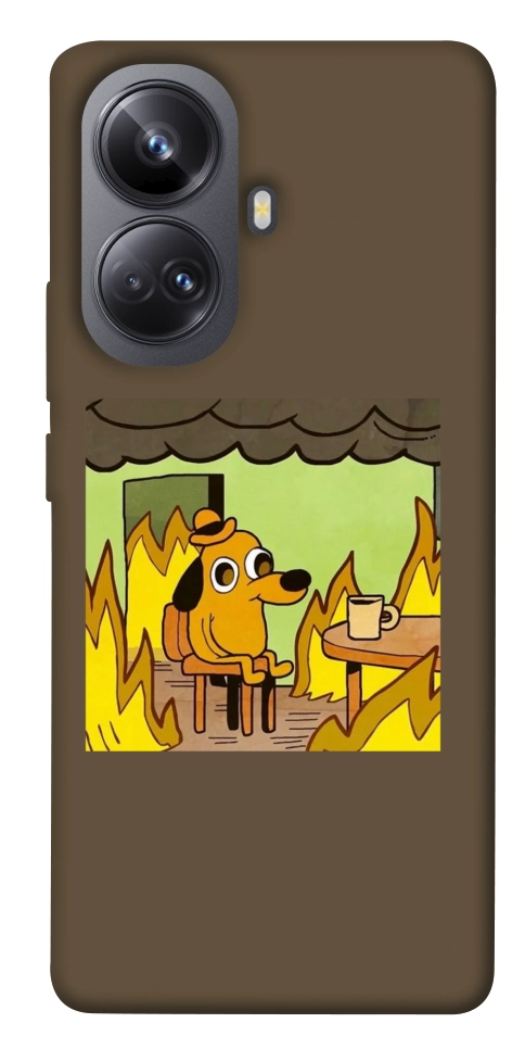 Чохол Dog in the fire для Realme 10 Pro+