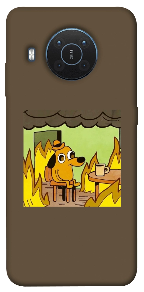 Чехол Dog in the fire для Nokia X20