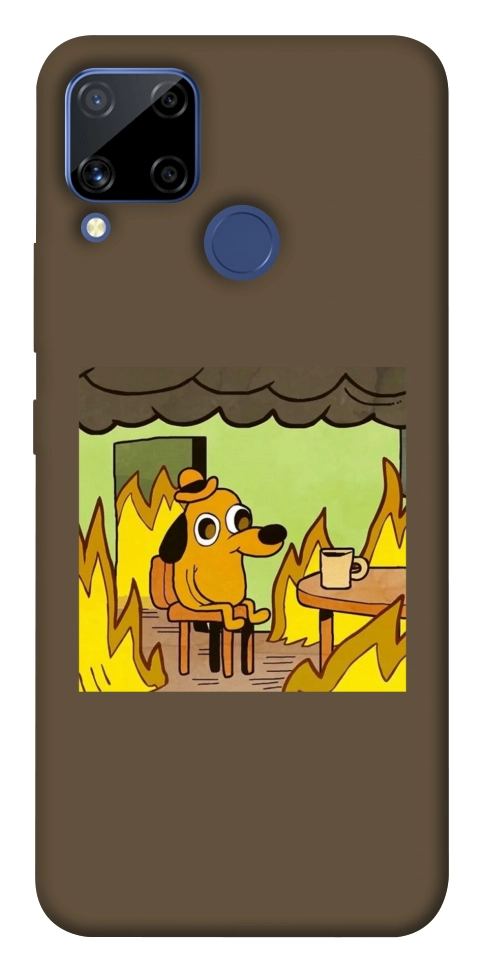 Чохол Dog in the fire для Realme C15