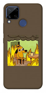 Чохол Dog in the fire для Realme C15