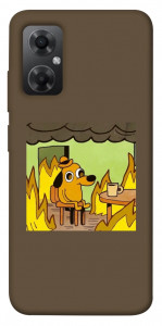 Чехол Dog in the fire для Xiaomi Redmi Note 11R
