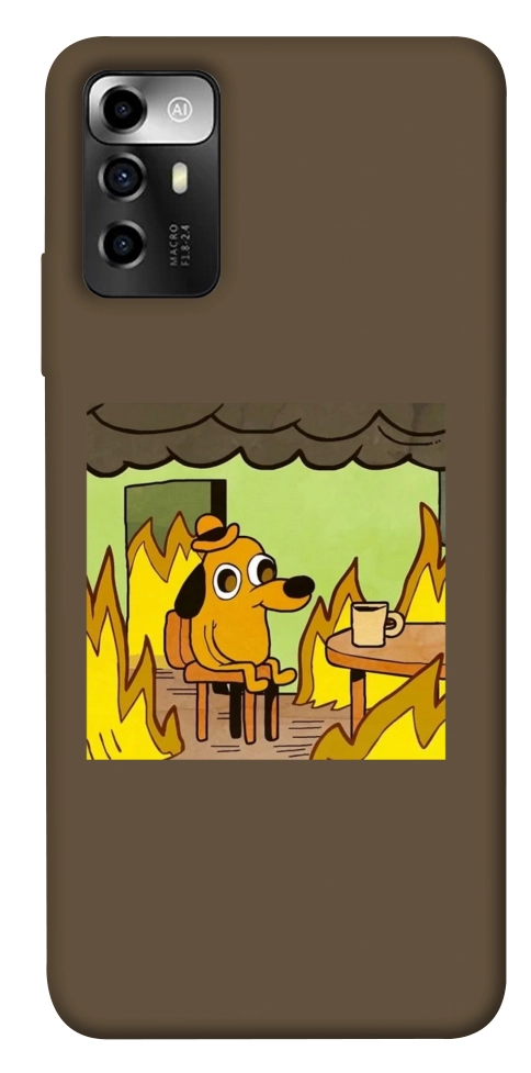 Чехол Dog in the fire для ZTE Blade V40 Vita