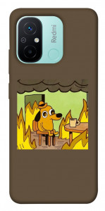 Чехол Dog in the fire для Xiaomi Redmi 12C
