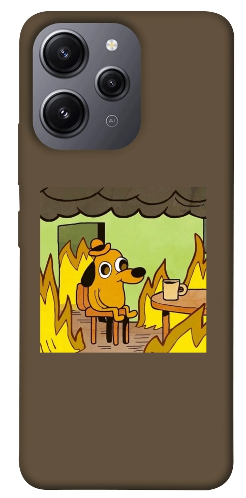 Чохол Dog in the fire для Xiaomi Redmi 12