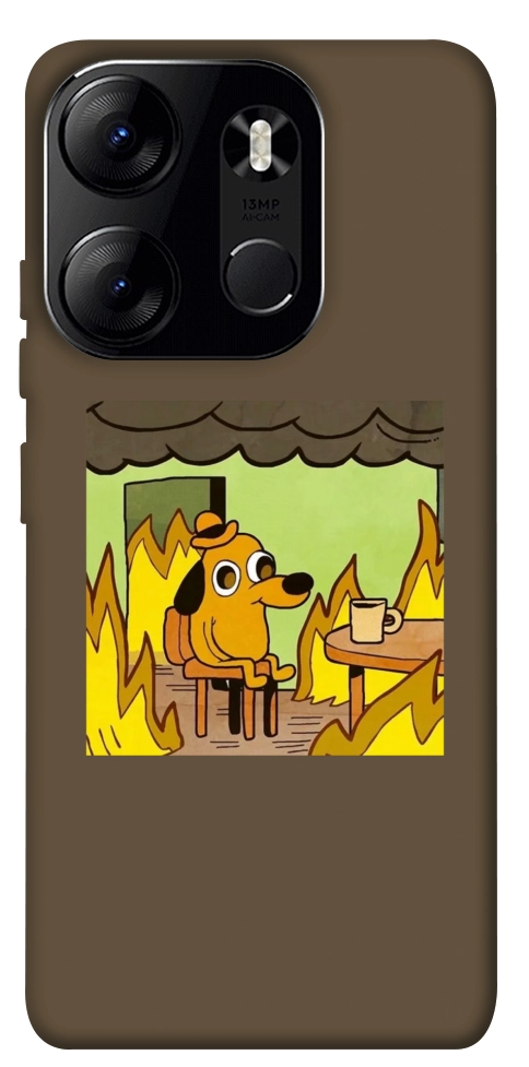 Чохол Dog in the fire для Tecno Spark Go 2023