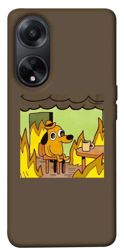 Чохол Dog in the fire для Oppo A98
