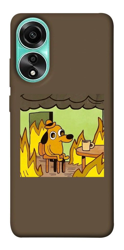 Чохол Dog in the fire для Oppo A78 4G