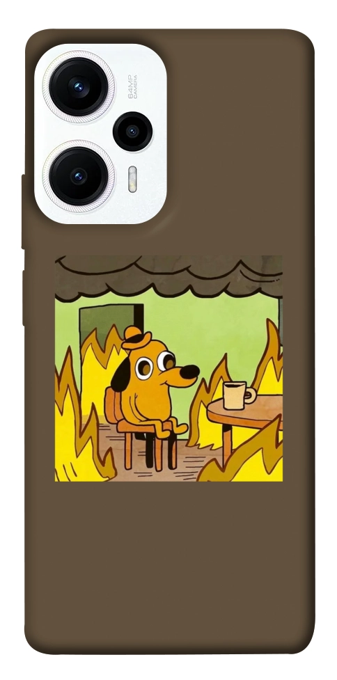 Чехол Dog in the fire для Xiaomi Poco F5