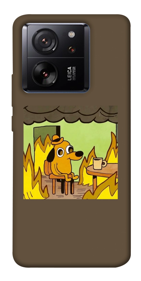 Чохол Dog in the fire для Xiaomi 13T