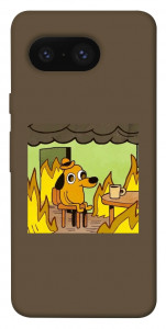 Чехол Dog in the fire для Google Pixel 8
