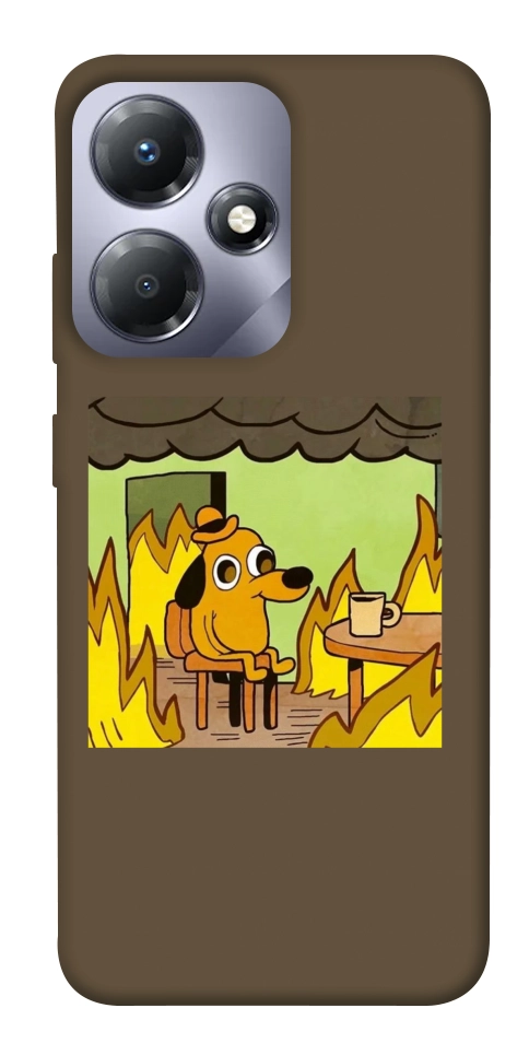 Чехол Dog in the fire для Infinix Hot 30 Play