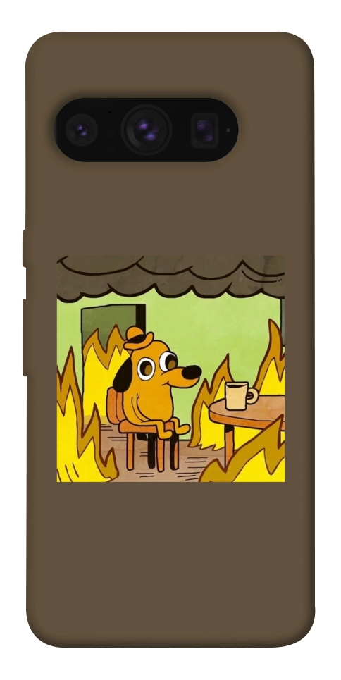 Чехол Dog in the fire для Google Pixel 8 Pro