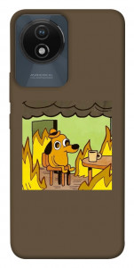 Чехол Dog in the fire для Vivo Y02
