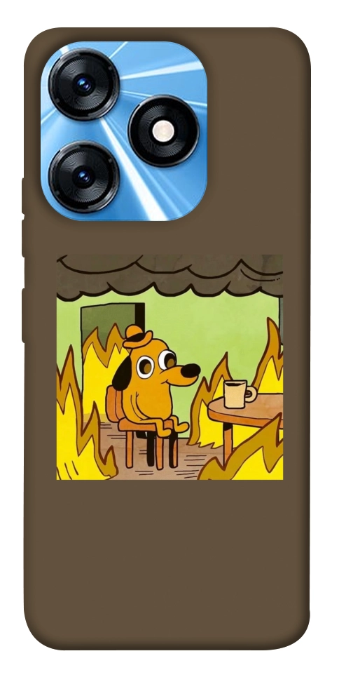 Чехол Dog in the fire для TECNO Spark 10