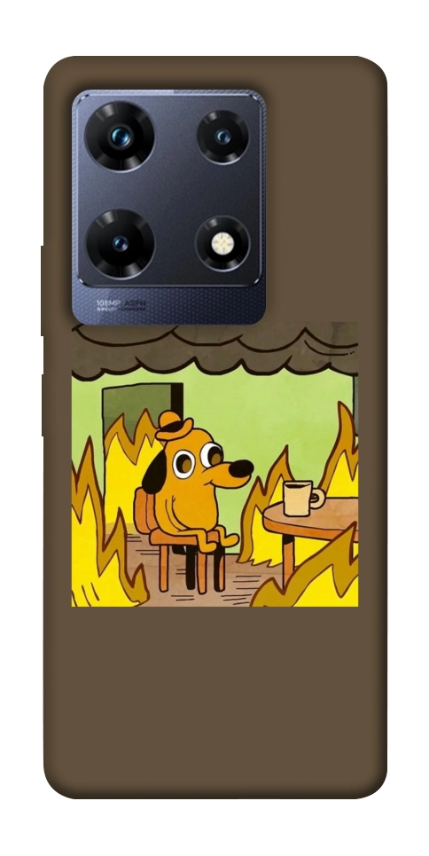 Чехол Dog in the fire для Infinix Note 30 Pro NFC