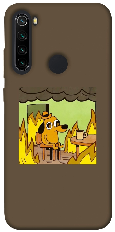 Чохол Dog in the fire для Xiaomi Redmi Note 8 2021