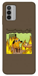 Чохол Dog in the fire для Nokia G42