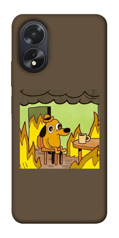 Чохол Dog in the fire для Oppo A38