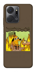 Чехол Dog in the fire для Huawei Honor X7a