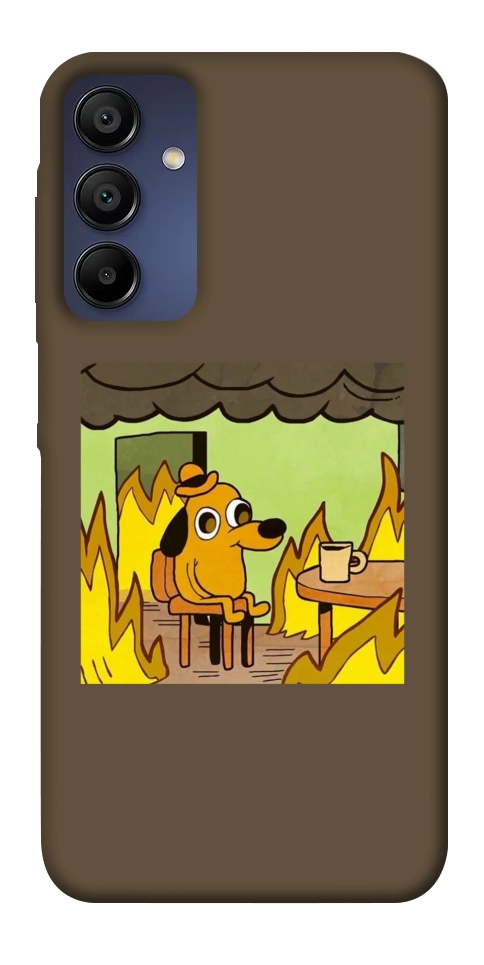 Чехол Dog in the fire для Galaxy A15